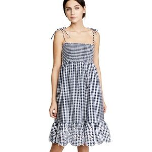 Tory Burch plaid midi dress